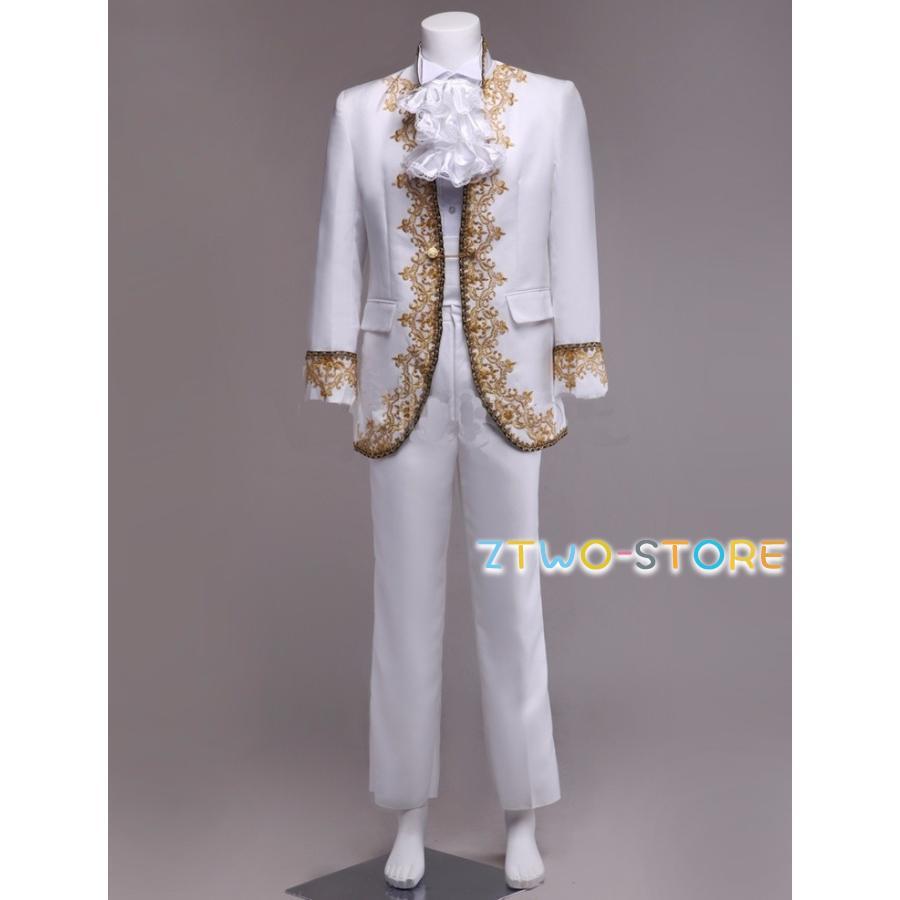 M/L 華麗な王様 服 王子様 ヨーロッパ風 コスプレ衣装 ダンスパーティ定番 3点セット 能｜ztwo-store｜02