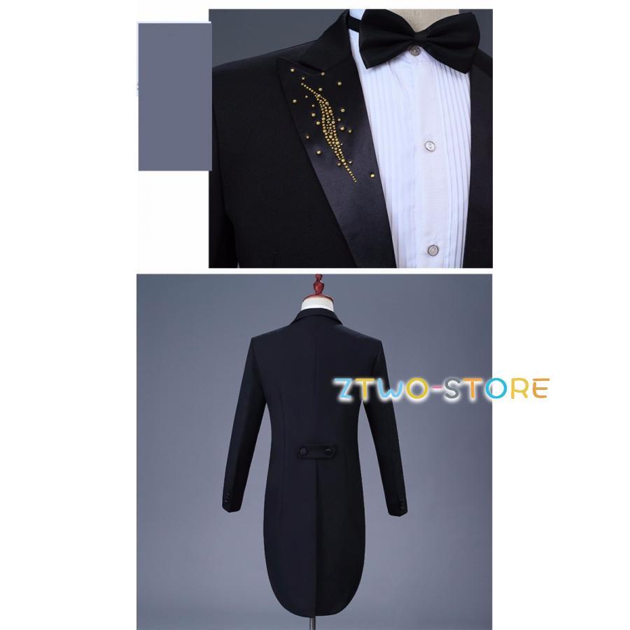 メンズ スーツ 男性用スーツ スリムスーツ 豪華に見える 貴族 服 王子