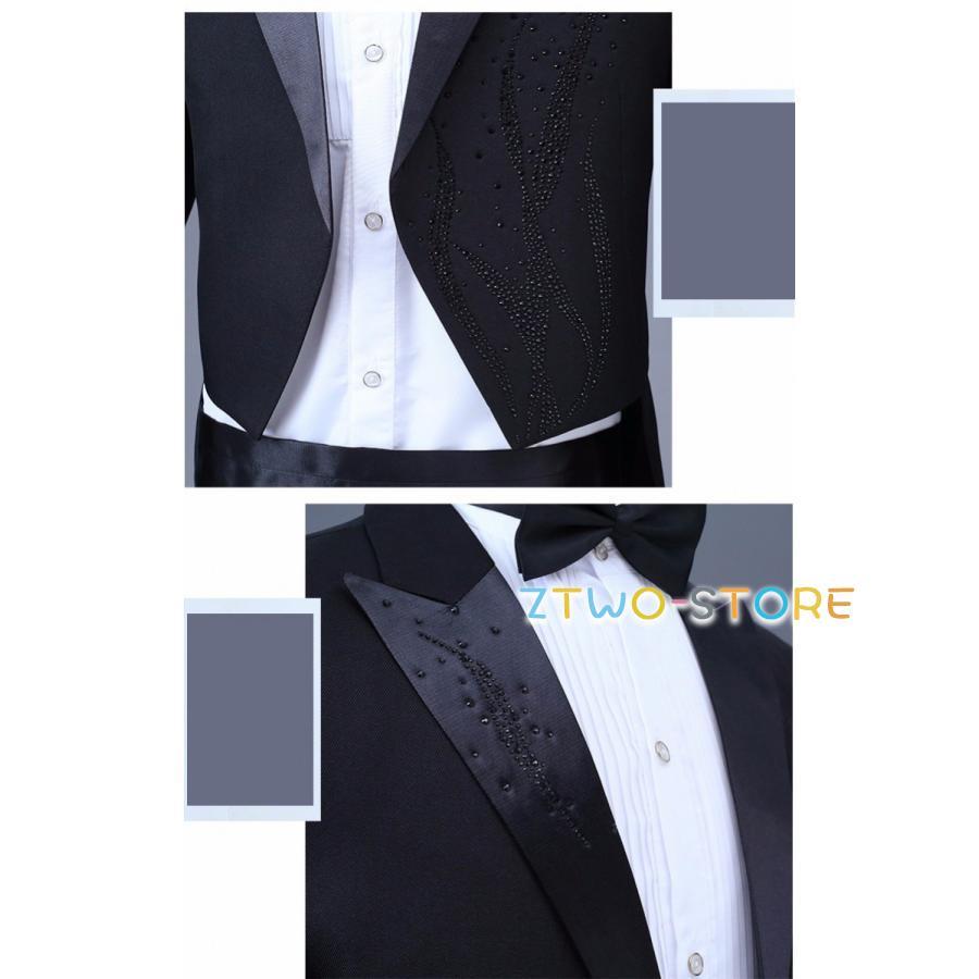 メンズ スーツ 男性用スーツ スリムスーツ 豪華に見える 貴族 服 王子