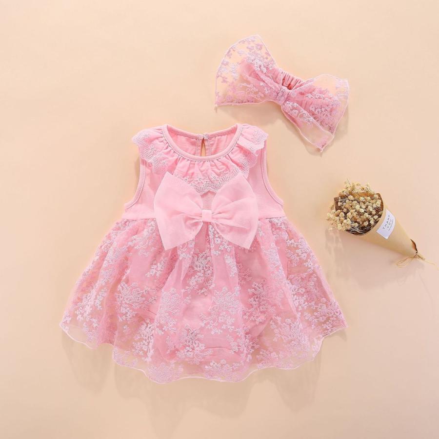 BABY ピンクドレス ❤︎ ベビードレス 赤ちゃんドレス 子どもワンピース キッズドレス