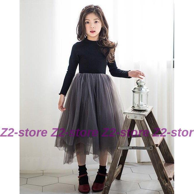 秋冬用 子供服 フォーマル発表会ドレス キッズ子どもワンピース 長袖ワンピ ピアノ 発表会 韓国子供服 卒園式 結婚式　黒 | ブランド登録なし | 05