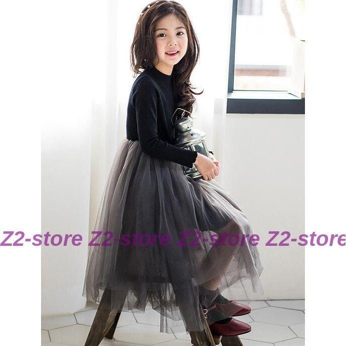 秋冬用 子供服 フォーマル発表会ドレス キッズ子どもワンピース 長袖ワンピ ピアノ 発表会 韓国子供服 卒園式 結婚式　黒 | ブランド登録なし | 09
