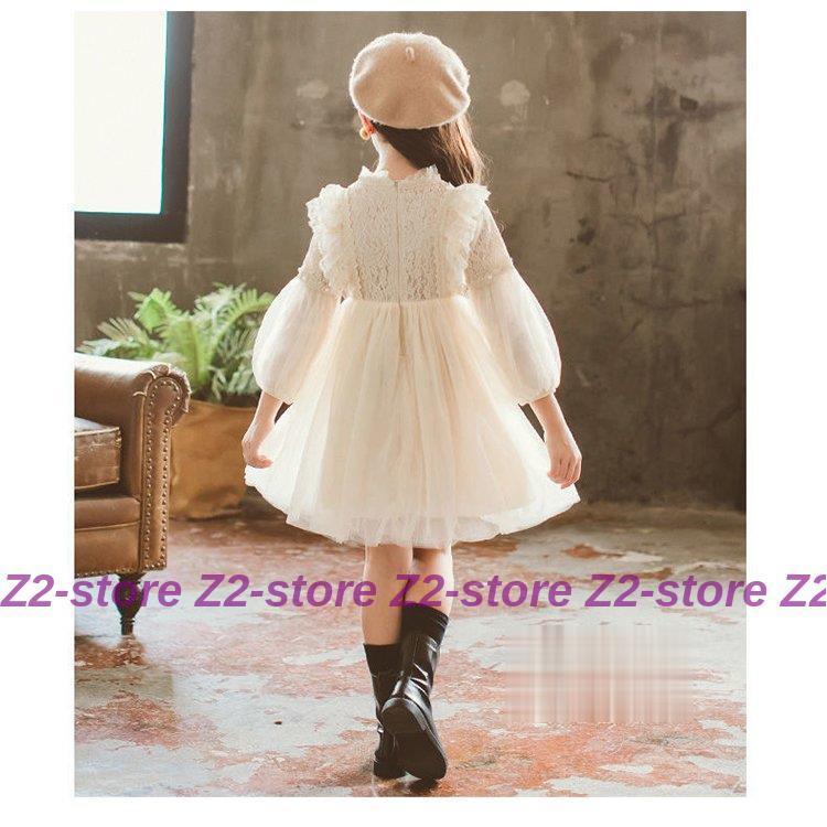 子供服 ワンピース キッズ 女の子 春  秋着  冬長袖 レースワンピース 膝丈 子供ドレス dress 韓国子供服 ジュニア 結婚式 カジュアル おしゃれ 可愛い 新品 | ブランド登録なし | 05