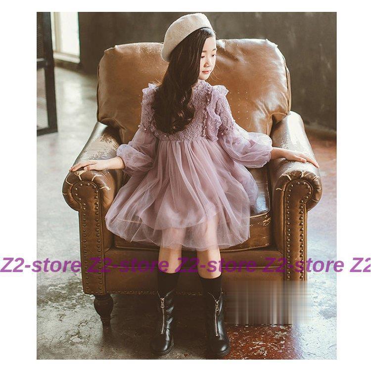 子供服 ワンピース キッズ 女の子 春  秋着  冬長袖 レースワンピース 膝丈 子供ドレス dress 韓国子供服 ジュニア 結婚式 カジュアル おしゃれ 可愛い 新品 | ブランド登録なし | 06