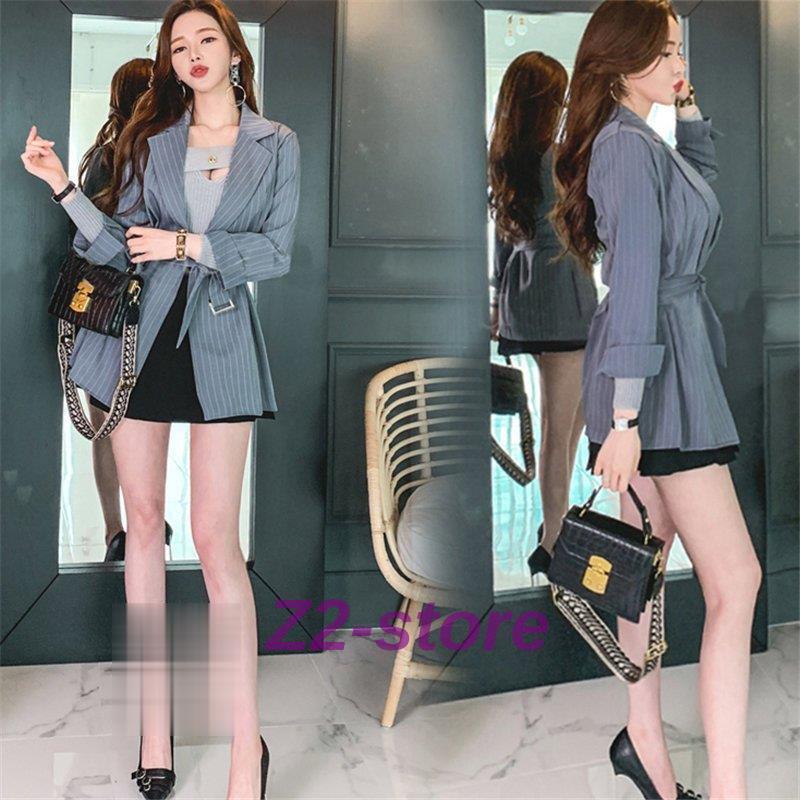 売れ筋新商品 エレガント ストライプ柄 アウター テーラードコート レディース秋 長袖ジャケット コート テーラードジャケット カジュアル 代30代 着痩せ 着回し お出かけ その他コート アウター サイズ M Www We Job Com