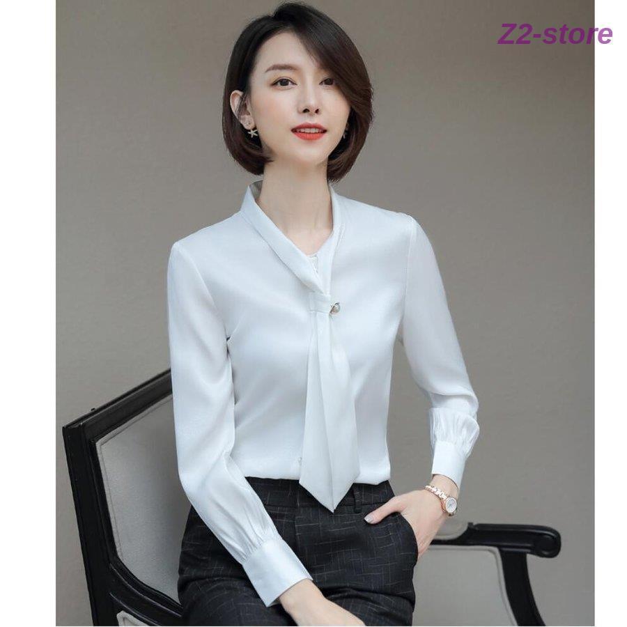 ブラウスレディース オフィス 長袖シャツ ファッション大きいサイズ きれいめ 春夏秋 トップス おしゃれ カジュアル 代 30代 40代 通勤 Ol 事務服 ママ 母 Ztwo 1119cs147 Z2ストア 通販 Yahoo ショッピング