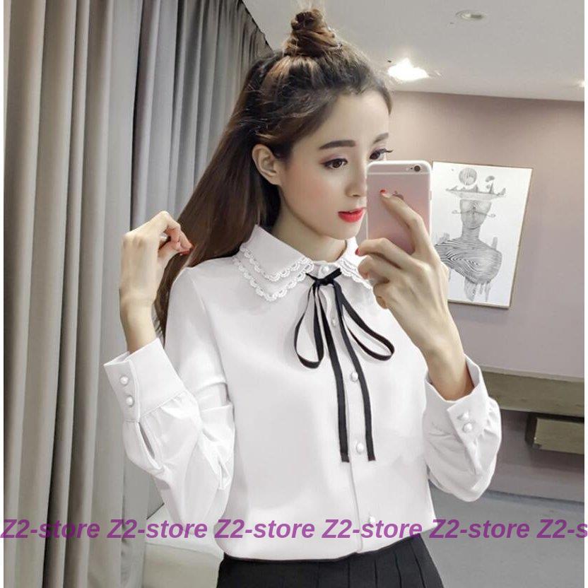 ブラウスレディース リボン付き 長袖ブラウス トップス オフィス