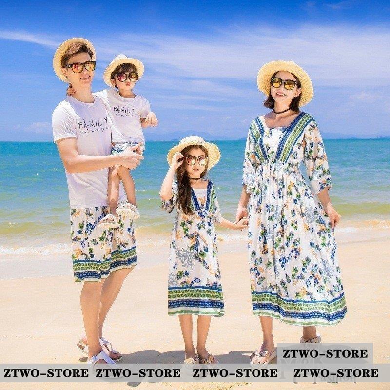 親子コーデ メンズ キッズ コーデ 親子お揃い 花柄リゾートワンピース 海 ペアルック 母の日 リンク カップル服 親子 夏 親子 親子ペア 上下セットアップ Ztwo 1124qz814 Z2ストア 通販 Yahoo ショッピング