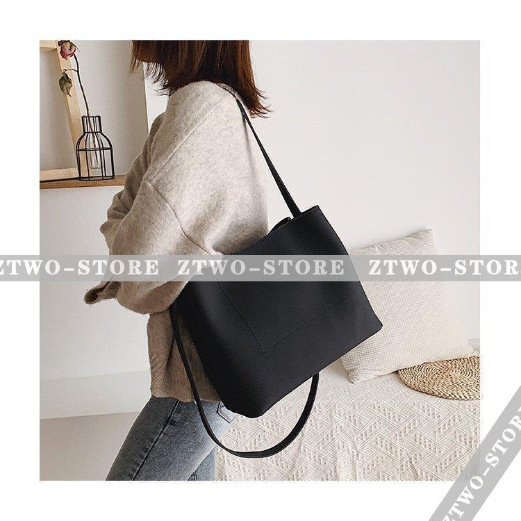 トートバッグ レディース ショルダーバッグ 肩掛け 手持ち バッグ 黒