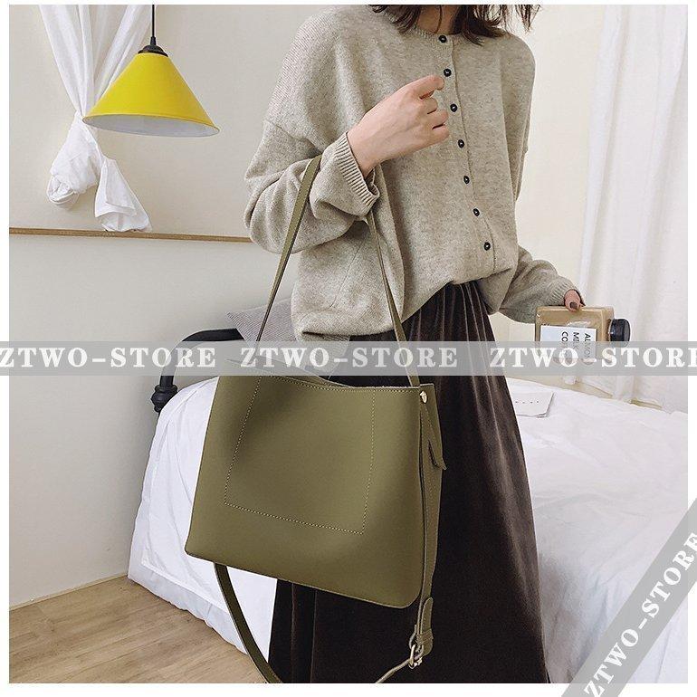 トートバッグ レディース ショルダーバッグ 肩掛け 手持ち バッグ 黒