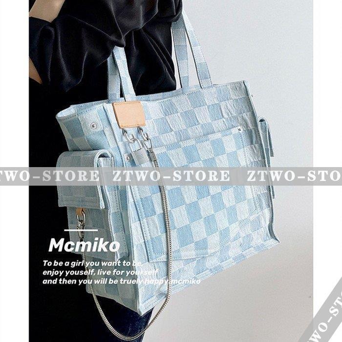 トートバッグ レディース 軽い チェック ショルダーバッグ 斜めがけ 大容量 バッグ Bag Ztwo 1125bb535 トート