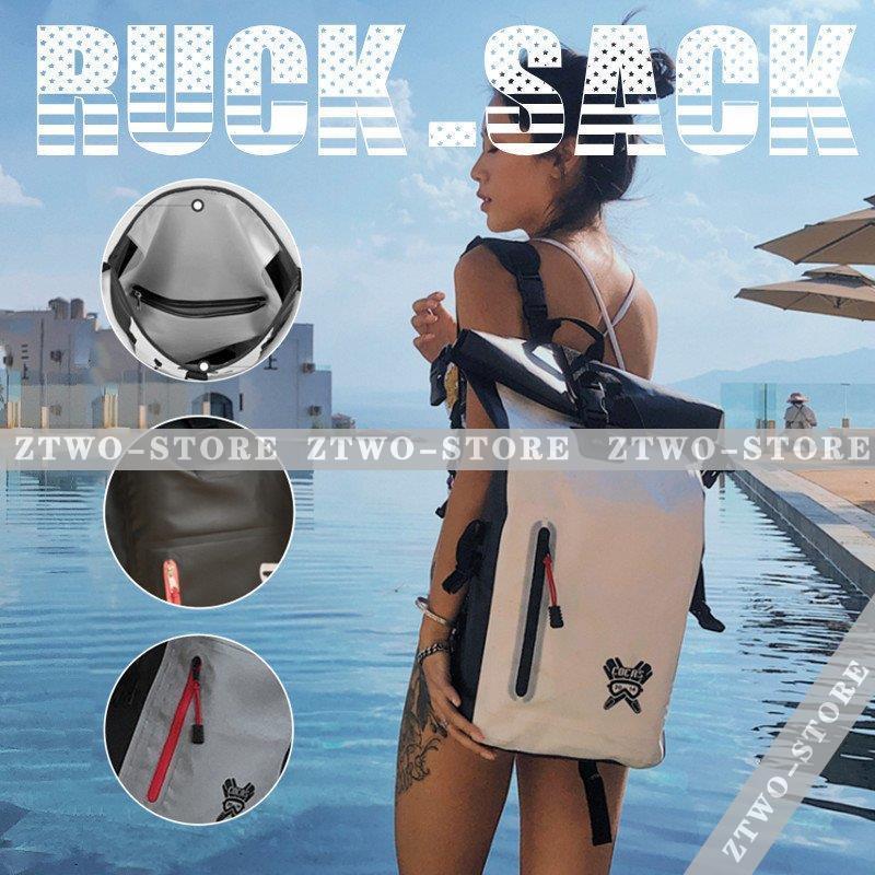 防水バッグ リュック 20L 35L アウトドア 釣りキャンプ自転車 止水ファスナー インナーバッグ プールバッグ カップル お揃い 防水PVC リュックサックRucksack