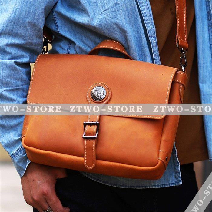 メッセンジャーバッグ ショルダーバッグ メンズ 本革 レザー 斜め掛け 通勤 通学 自転車 出張 バック 重厚なブライドルレザー Bag Ztwo 1125bb6 Z2ストア 通販 Yahoo ショッピング