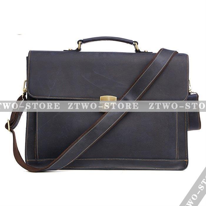 ビジネスバッグ 極厚牛革 ブリーフケース 本革 メンズ 16インチ