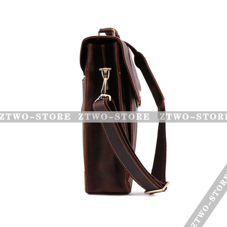 ビジネスバッグ 極厚牛革 ブリーフケース 本革 メンズ 16インチ