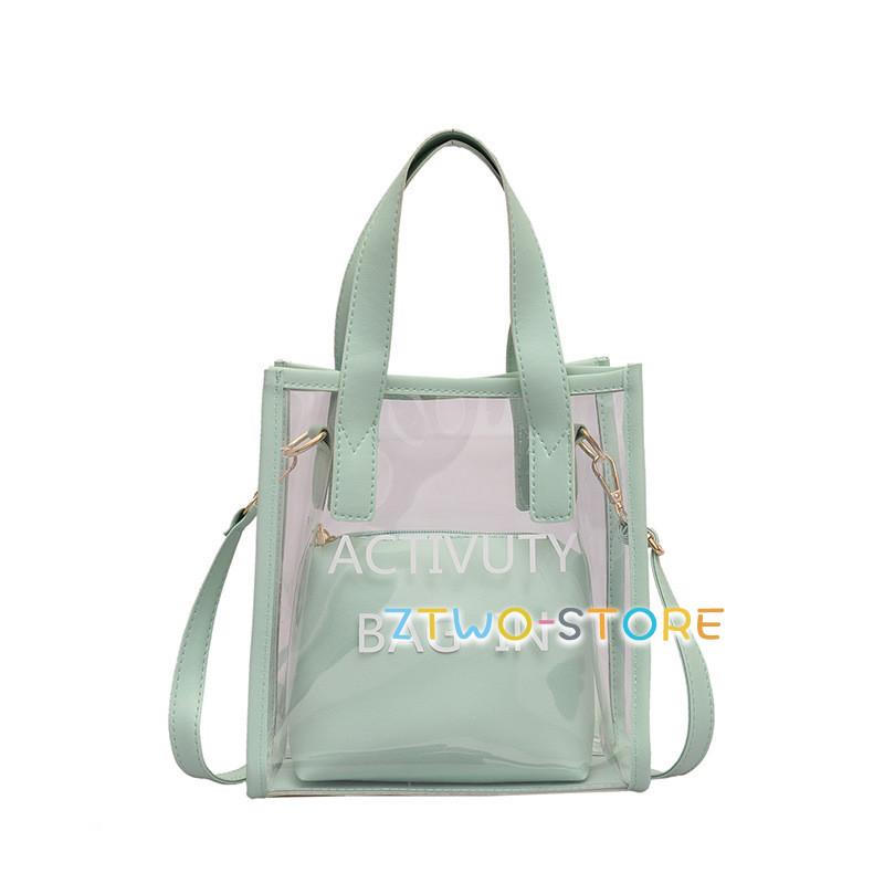 ブルーレーベル クリアバッグ 2way ブルーレーベルクレストブリッジ 2Wayバッグ クリア 透明