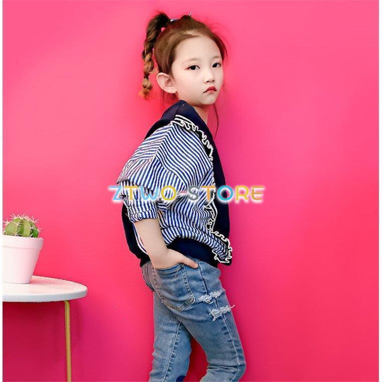 ブラウス キッズ 長袖 韓国子供服 女の子 トップス 綿 シャツ 春服 子供服 Tシャツ ジュニア ベビー服 カジュアル 可愛い おしゃれ お出かけ 通学着 新品 150｜ztwo-store｜15