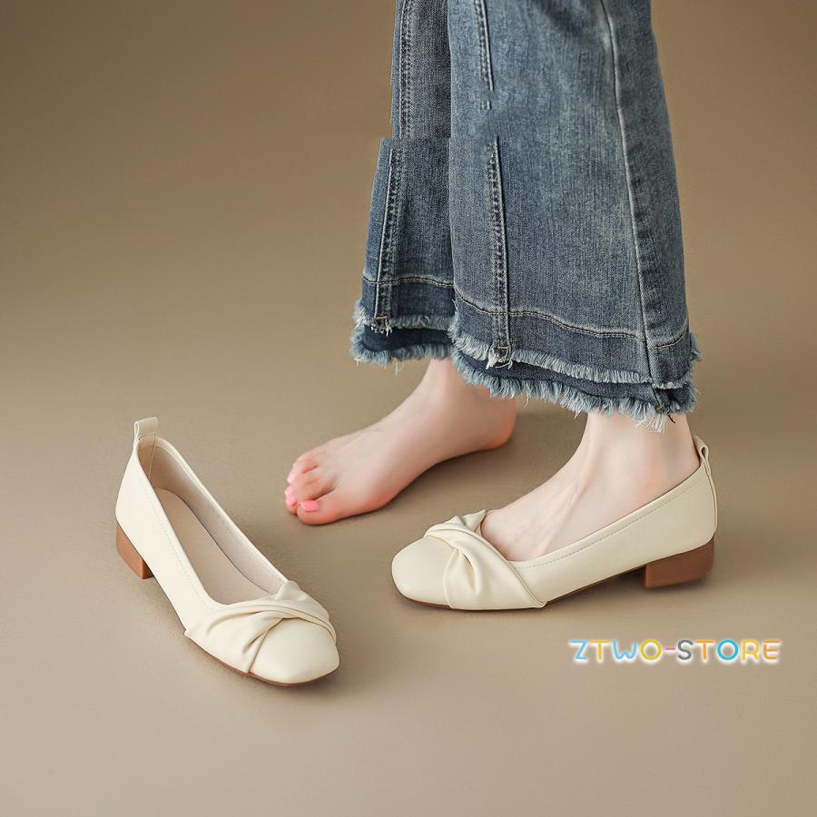 パンプス スクエアトゥ レディース パンプス 歩きやすい 痛くない スクエアトゥパンプス 走れるパンプス フラットシューズ 森ガール Ztwo0106 Nx269 Z2ストア 通販 Yahoo ショッピング