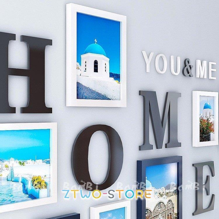 フォトフレーム 壁掛け 10点セット 北欧 おしゃれ ウォール