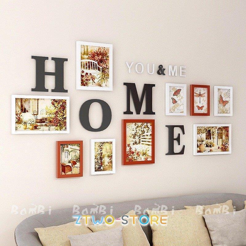 フォトフレーム 壁掛け 10点セット 北欧 おしゃれ ウォール アート