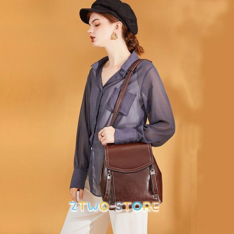 母の日 かわいい 無地 リュック リュックサック革 おしゃれ 大容量