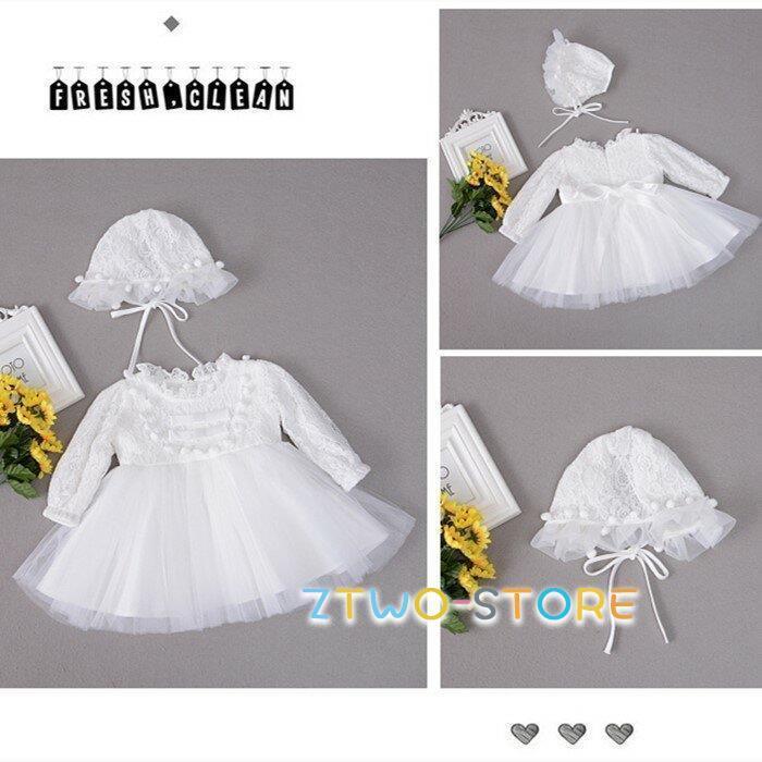 ベビー服 セレモニードレス 女の子 ベビードレス 長袖春 秋 冬 100日