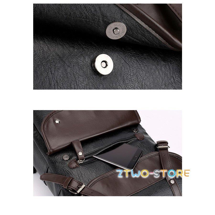 スクエアリュック メンズ レザー リュック レディース ビジネス