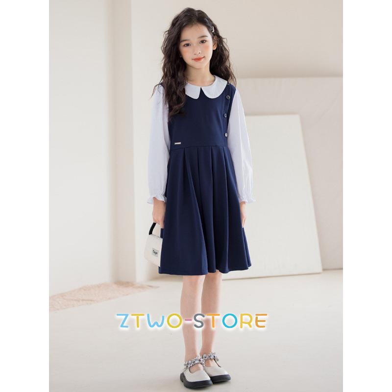 卒業式 スーツ ワンピース 女の子 入学式 レイヤード キッズ 子供