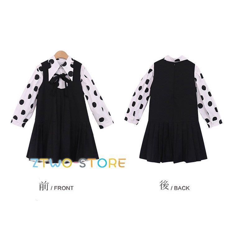 卒業式 女の子 フォーマル ワンピース ピアノ発表会 入学式 水玉柄