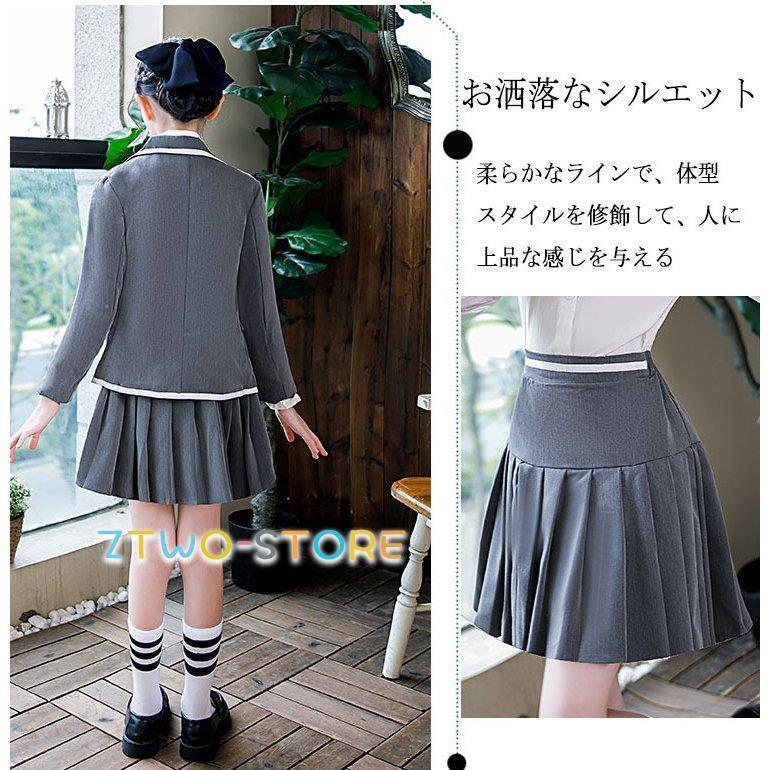 卒業式 スーツ 女の子 発表会 韓国 フォーマル キッズ 七五三 卒服 3点
