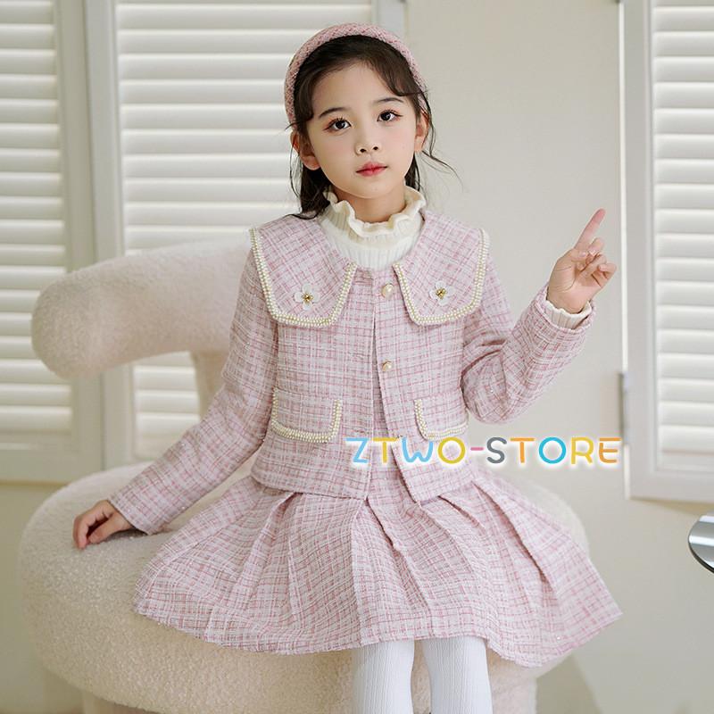 卒業式 スーツ 女の子 フォーマル 入学式 卒園式 韓国 子供服 チェック