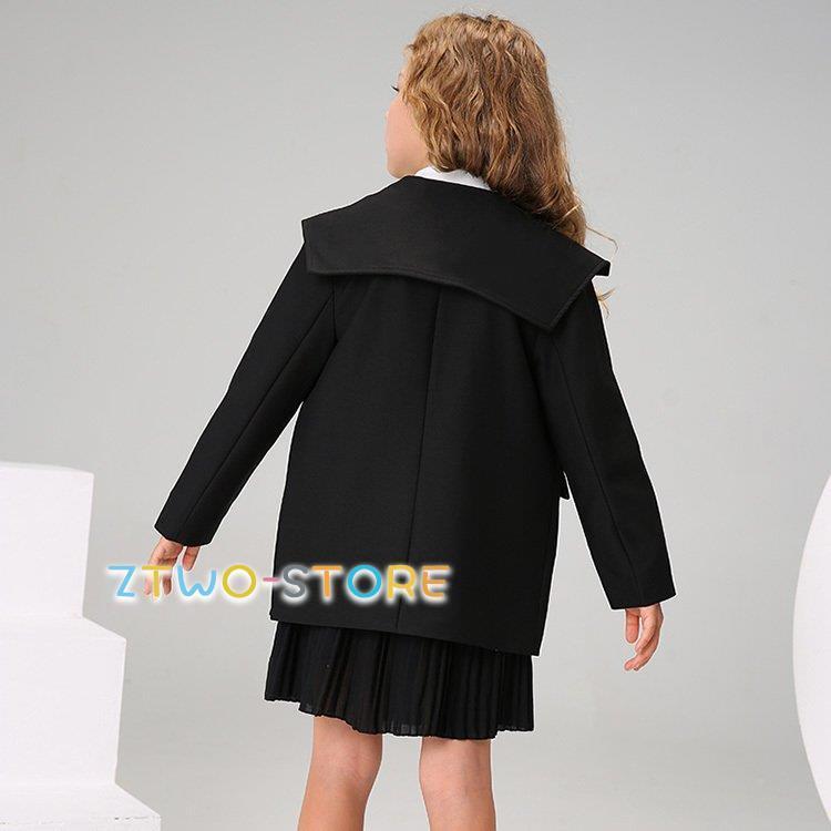 卒業式 スーツ 女の子 黒スーツ ジャケット ブラック フォーマル