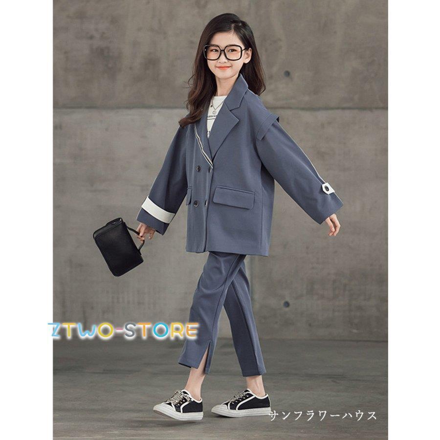 パンツスーツ 女の子 入学式 卒業式 2点 セット フォーマルスーツ