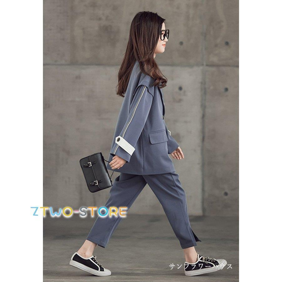 パンツスーツ 女の子 入学式 卒業式 2点 セット フォーマルスーツ