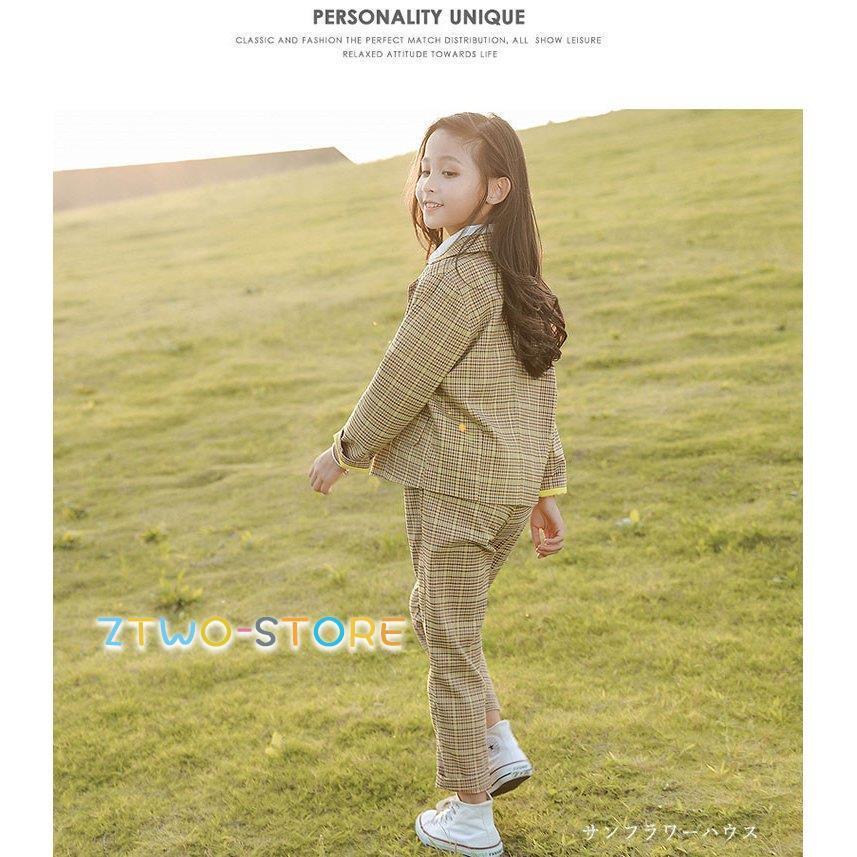 チェック柄パンツスーツ　卒業式　入学式　160㎝ 入学式 卒業式 パンツスーツ 女の子 チェック柄 フォーマル