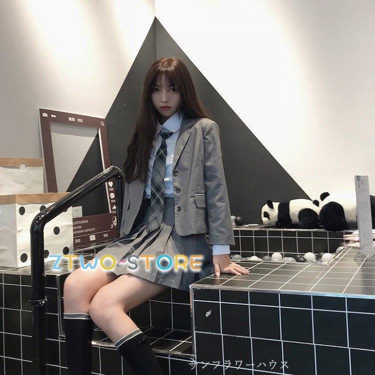 女子小中学生  盗撮 入学式 卒業式 スーツ 女の子 フォーマルスーツ 女子 高校生 中学生 小学校 レデイース 無地 セット 卒服 制服 ジャケット ブラウス スカート  S M L XL 発表会 : ztwo0125-by3 : Z2ストア - 通販 - Yahoo!ショッピング