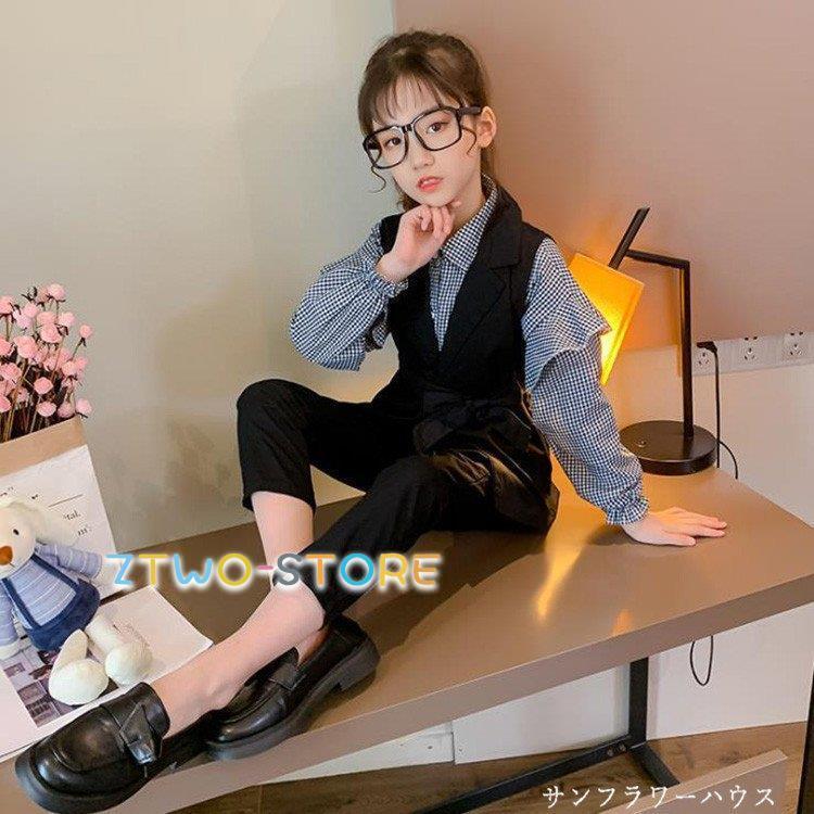 入学式 パンツスーツ 女の子 チェック 柄 フォーマルスーツ 韓国 子供服 子供スーツ キッズ ブラウス ベスト パンツ 3点セット 卒業式 110 160 ピアノ 発表会 :ztwo0125-by42:Z2ストア - 通販 - Yahoo!ショッピング 入学式 パンツスーツ 女の子 チェック 柄 フォーマルスーツ 韓国 子供服 子供スーツ キッズ ブラウス ベスト パンツ 3点セット 卒業式 110 160 ピアノ 発表会 :ztwo0125-by42:Z2ストア - 通販 - Yahoo!ショッピング