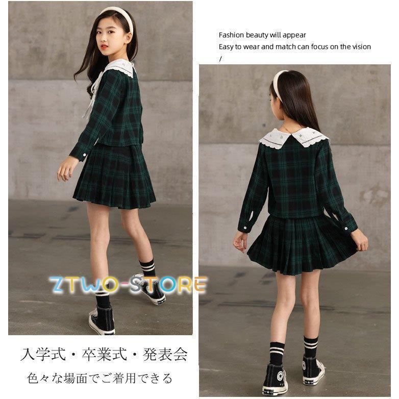 卒業式 スカートスーツ 女の子 韓国 発表会 入学式 七五三 フォーマル