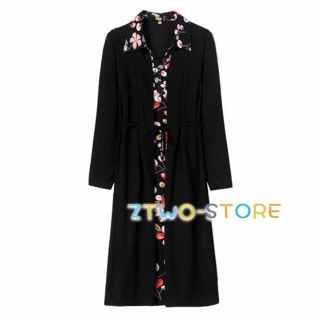 花柄 ワンピース 長袖 フォーマルワンピース パーティードレス 結婚式