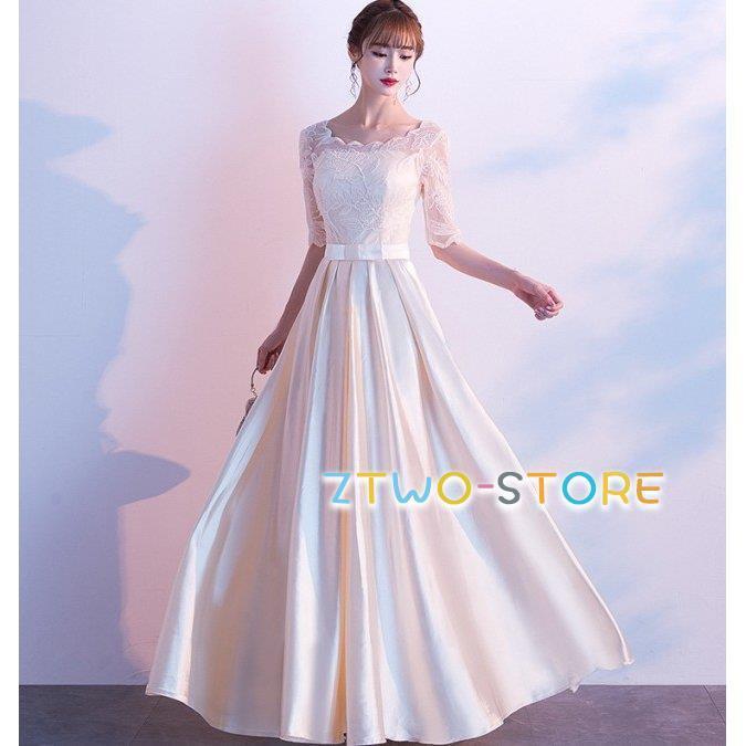 パーティードレス 結婚式 お呼ばれドレス カラードレス 袖あり ロングドレス 演奏会 レース袖 ウエストリボン 大きいサイズ 3l 4l 半袖 五分袖 赤 青 Ztwo0125 Nz25 Z2ストア 通販 Yahoo ショッピング