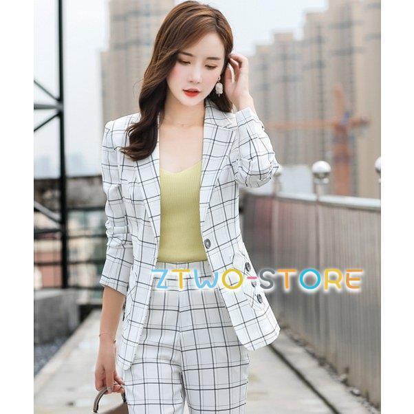 チェック パンツスーツ セットアップ レディース おしゃれ きれいめ