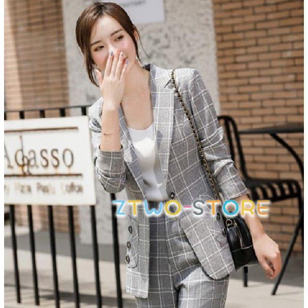 チェック パンツスーツ セットアップ レディース おしゃれ きれいめ
