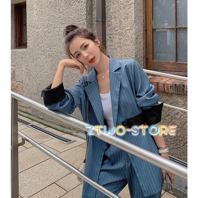 パンツスーツ セットアップ レディース おしゃれ カジュアルスーツ ストライプ スーツ ワイドパンツ オフィス 通勤服 大きいサイズ ゆったり 個性的 Ztwo0125 Nz256 Z2ストア 通販 Yahoo ショッピング