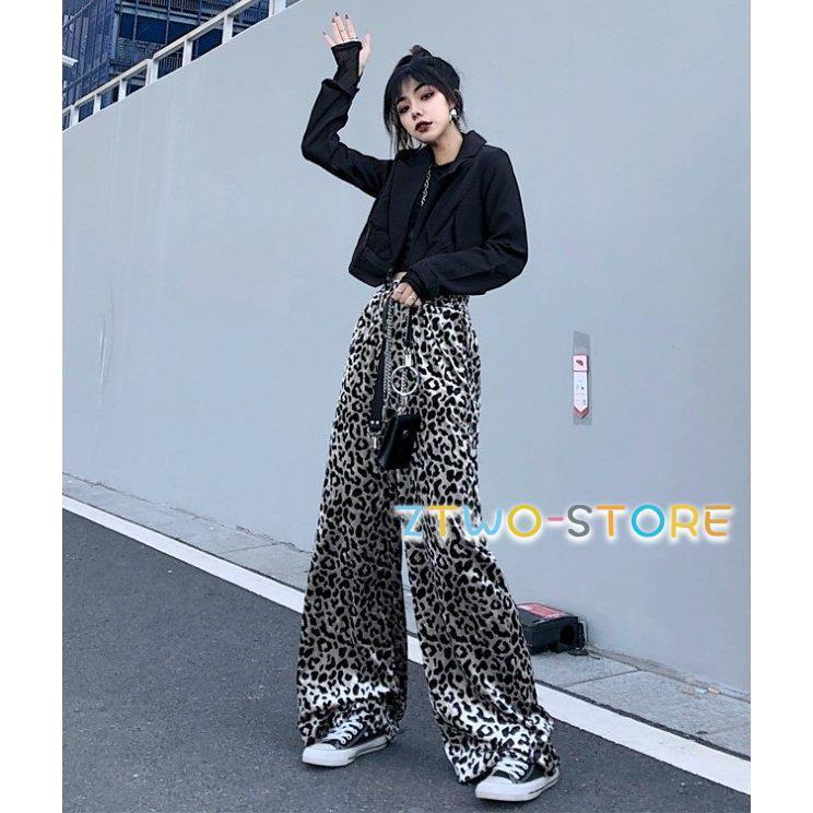 レオパード柄パンツ パンツ ボトムス レディース 春 秋 レオパード柄パンツ パンツ ボトムス レディース 春 秋