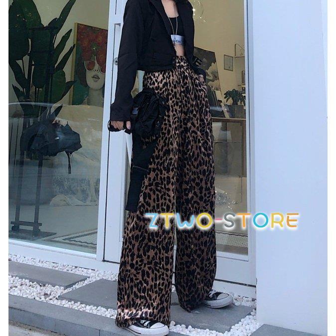 レオパード柄パンツ パンツ ボトムス レディース 春 秋 レオパード柄パンツ パンツ ボトムス レディース 春 秋
