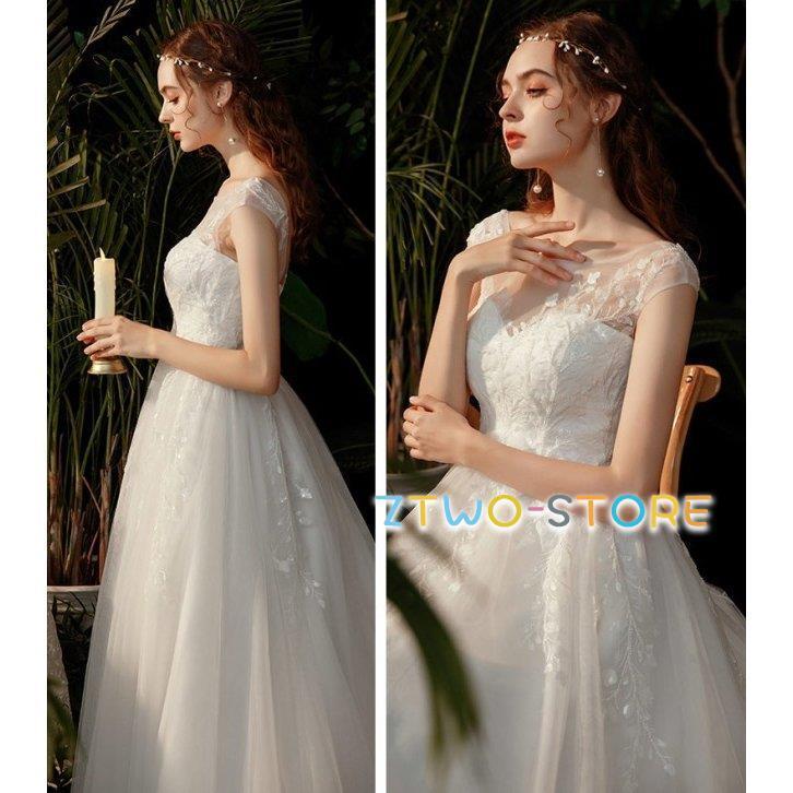 ウエディングドレス 白 結婚式 二次会 花嫁 ドレス ロングドレス