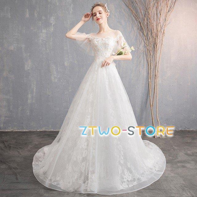 ウエディングドレス 白 結婚式 二次会 花嫁 ドレス ロングドレス ウエディングドレス 白 結婚式 二次会 花嫁 ドレス ロングドレス