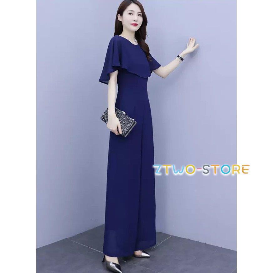 かっこいい パンツドレス 袖あり パーティードレス パンツ 結婚式 お呼ばれドレス 半袖 オールインワン ジャンプスーツ レディース 大きいサイズ 3l 4l 黒 Ztwo0125 Nz397 Z2ストア 通販 Yahoo ショッピング