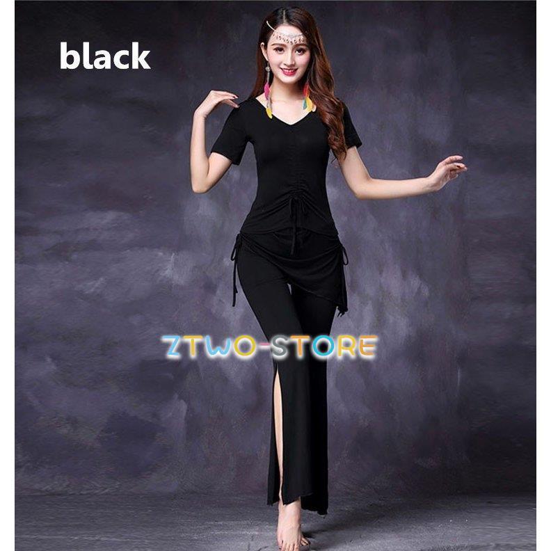 ダンス 社交ダンス ダンス衣装 レディース 女性用 無地 半袖 パンツ