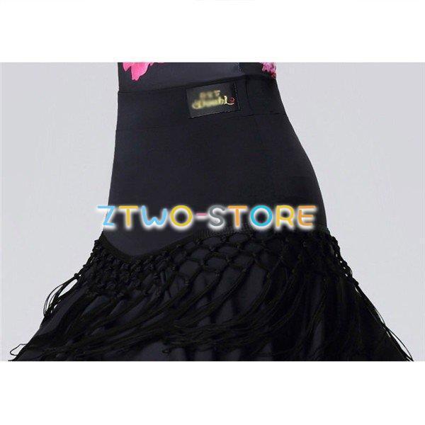 社交ダンス 大きく広がる レディース シンプル ラテンスカート 無地